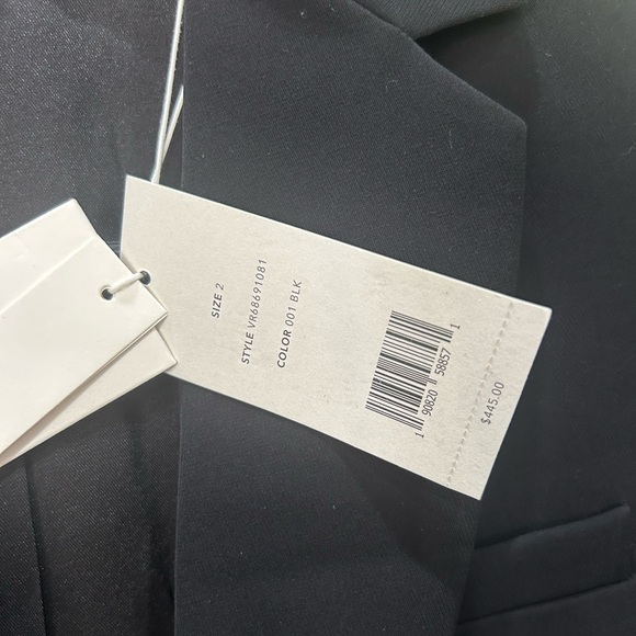 Vince black blazer size 2 New with tags - Picture 4 of 8